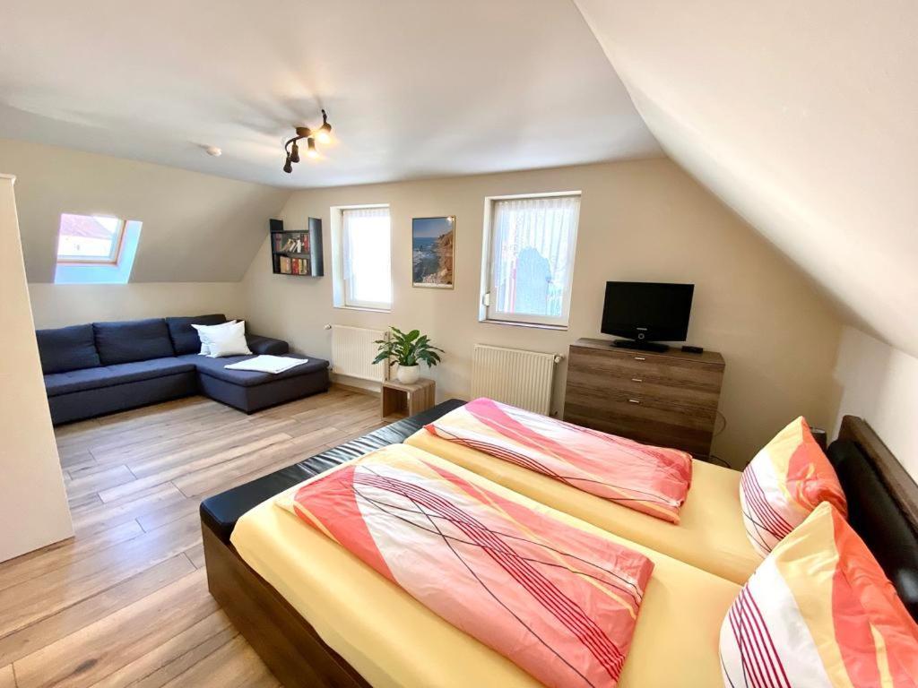 Ferienwohnung Bergblick Jena Bagian luar foto